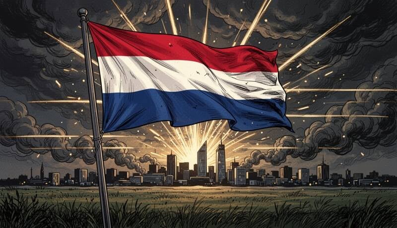 Nederlandse vlag 068