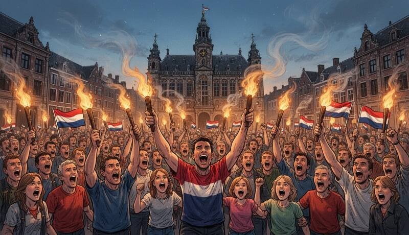 Vlag & mensen 021
