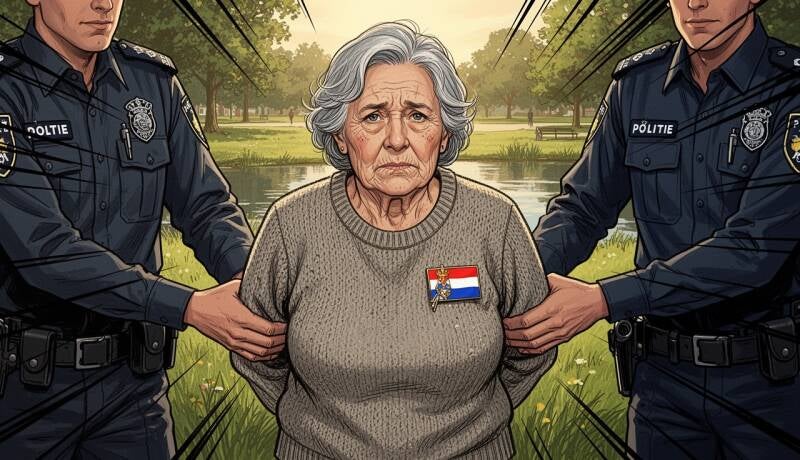 Vlag & mensen 056